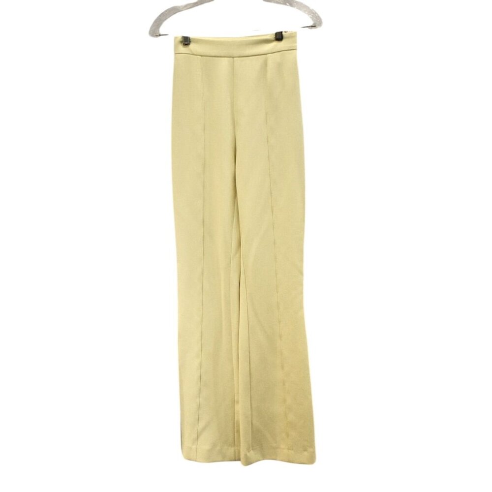 Women's Marciano by Guess Pale Yellow  High Waist Dress Pants Size 2